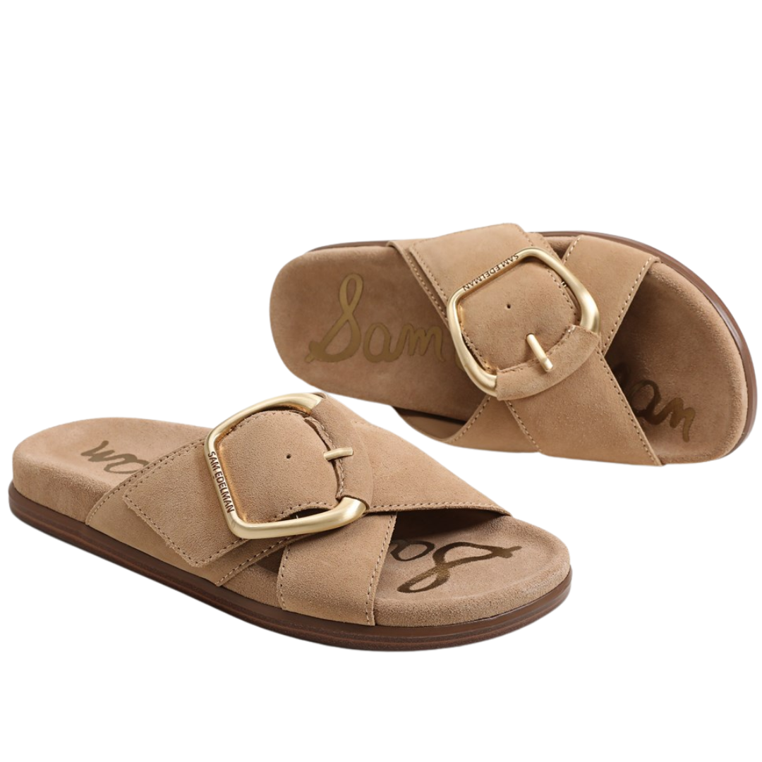DARLA SANDAL CYPRUS TAN SUEDE