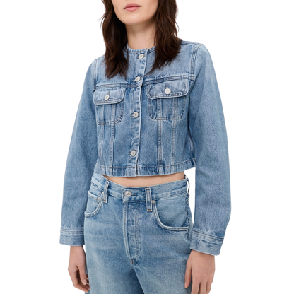 DEVIN COLLARLESS JACKET CECIL