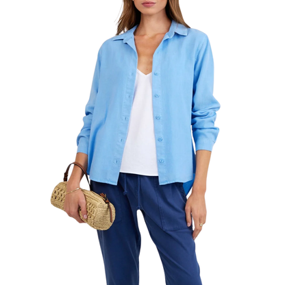 CLASSIC BUTTON DOWN TIDAL BLUE