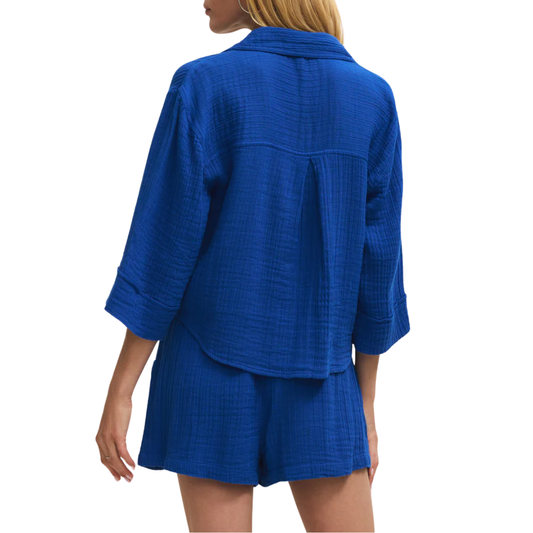 HELENA GAUZE SHIRT NAUTICAL