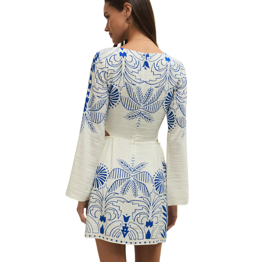 TAHINA PALM MINI DRESS NAUTICAL