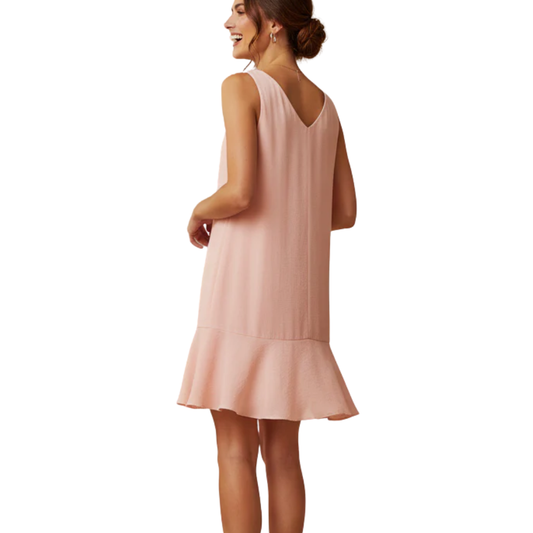 ELLA MINI FLUTTER DRESS ENGLISH