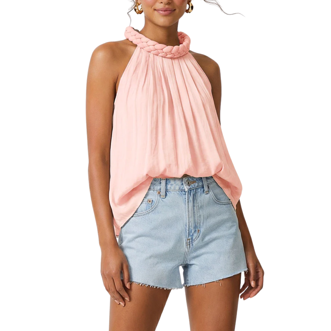 LANA BRAID TANK ENGLISH ROSE