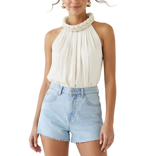 LANA BRAID TANK WINTER WHITE