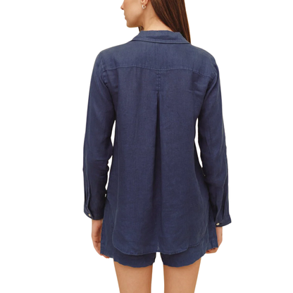 LONG SLEEVE POCKET BUTTON DOWN MIDNIGHT SURF