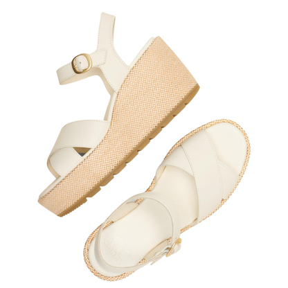 SUNPEAK WEDGE SANDAL CHALK