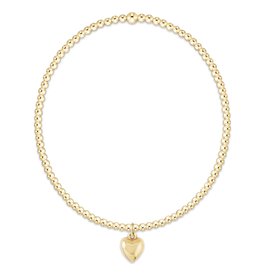 CLASSIC 2MM SMALL PLUSH CHARM BRACELET