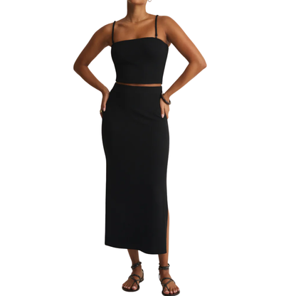 CAFFARI TUBE TOP BLACK