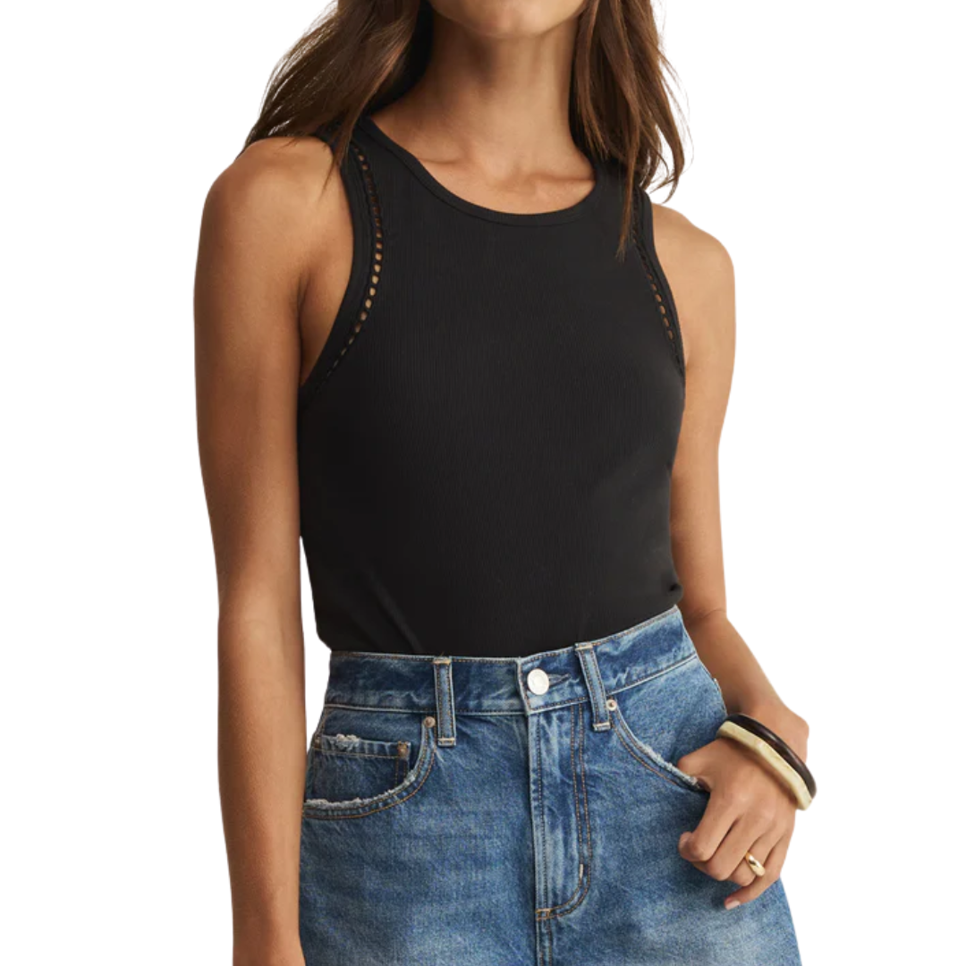 BOA RIB TANK BLACK