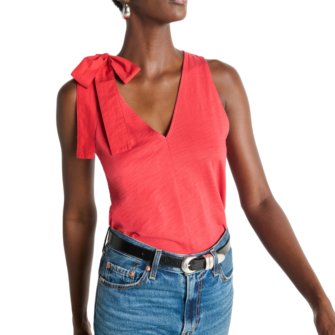 DANIELLA TANK TOP HEARTBEAT RED
