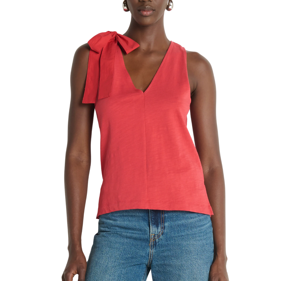 DANIELLA TANK TOP HEARTBEAT RED