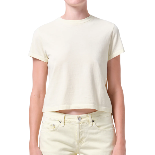 ADINE SHRUNKEN TEE LEMON