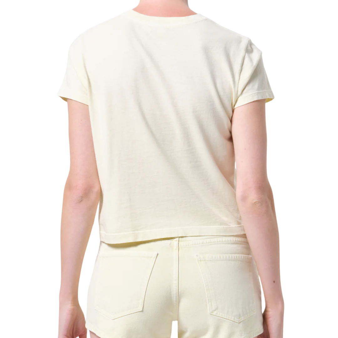 ADINE SHRUNKEN TEE LEMON