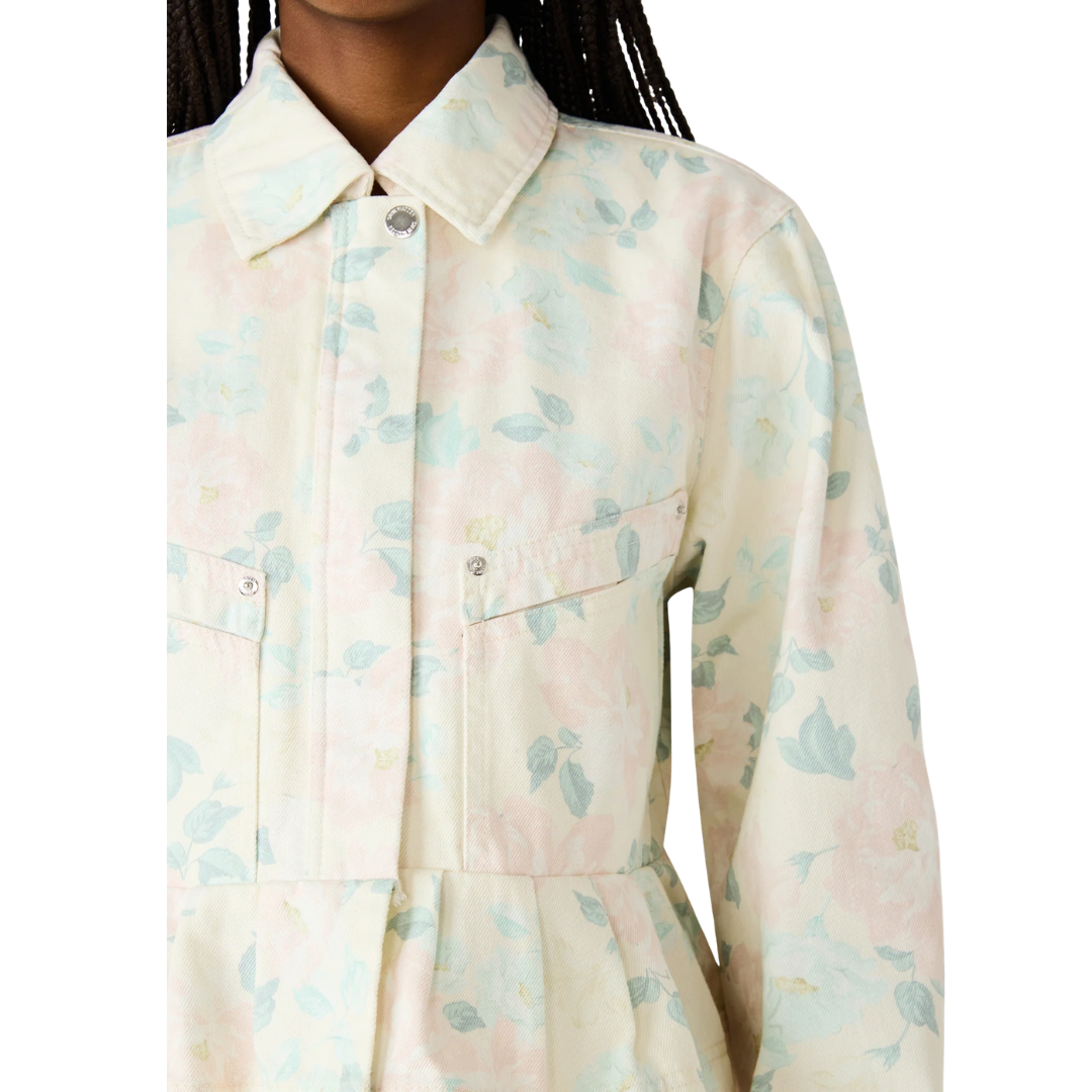 SLOAN JACKET PEACH FLORAL