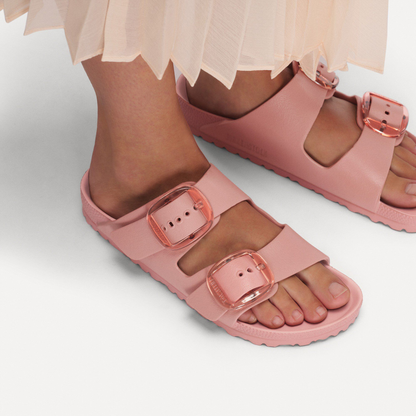 ARIZONA BIG BUCKLE EVA SANDAL PINK CLAY