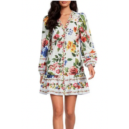 OLIVIA FLORAL MINI DRESS