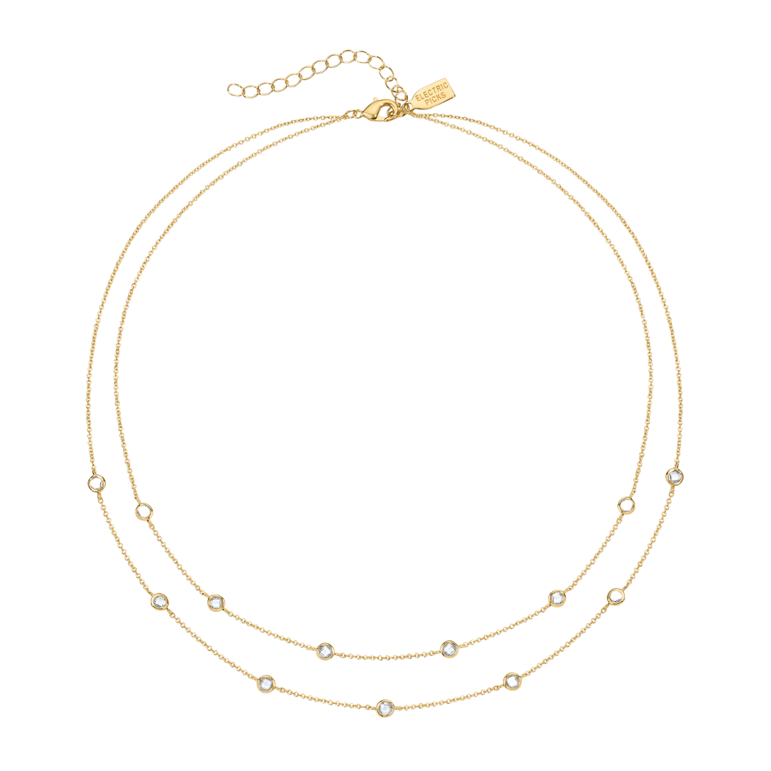 DOUBLE STRAND NECKLACE GOLD