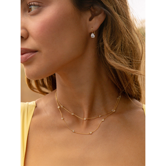 DOUBLE STRAND NECKLACE GOLD