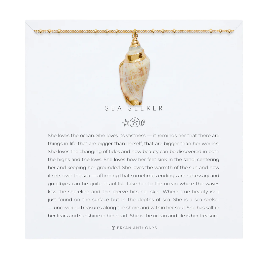 SEA SEEKER SHELL NECKLACE