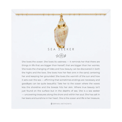 SEA SEEKER SHELL NECKLACE