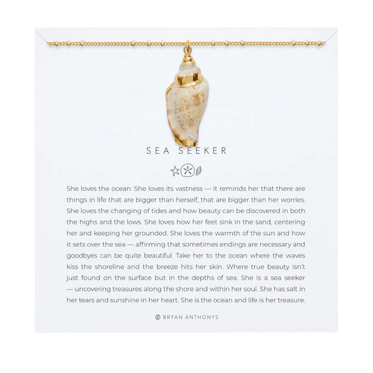 SEA SEEKER SHELL NECKLACE