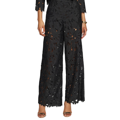MAGGIE EMB PANTS BLACK