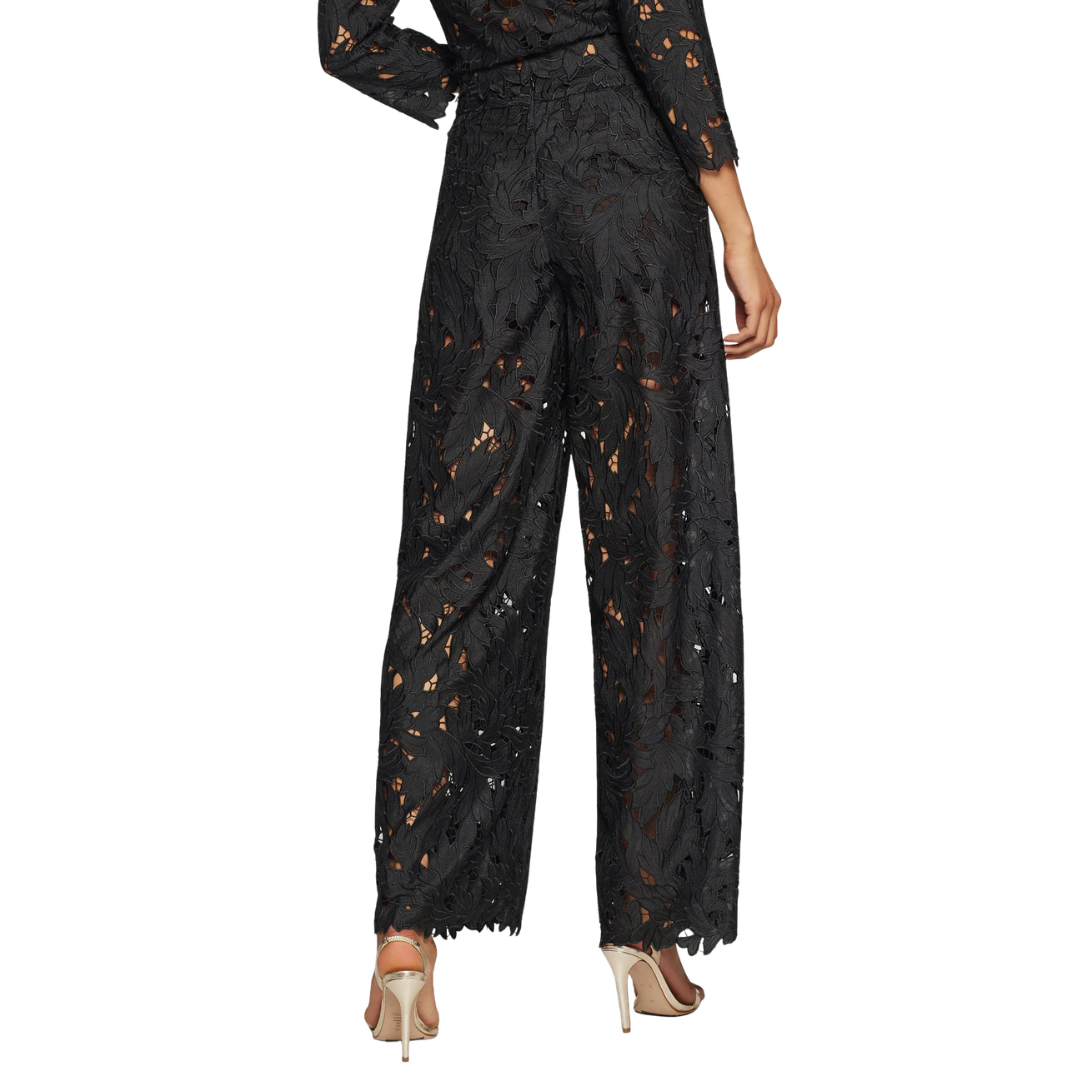 MAGGIE EMB PANTS BLACK