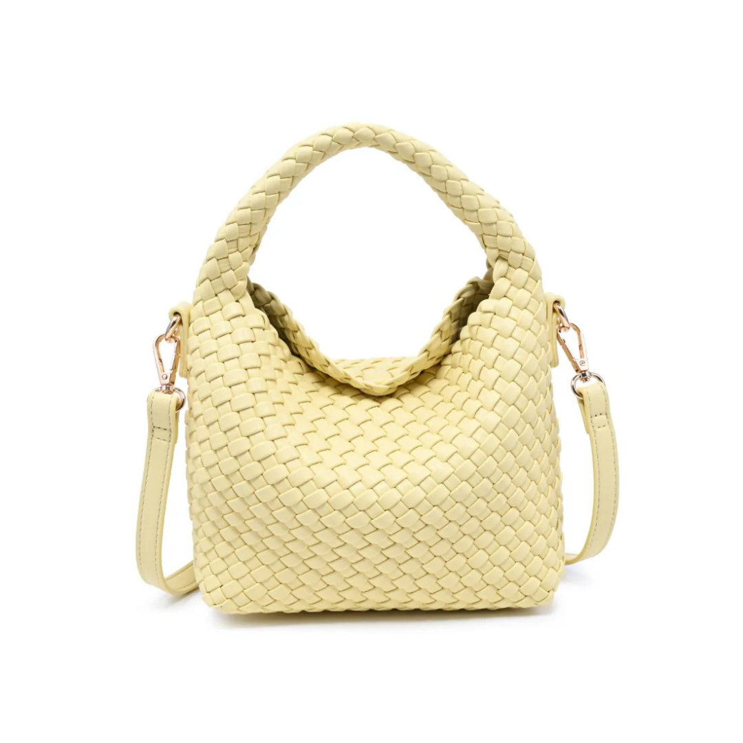 JESSAMINE WOVEN CROSSBODY BUTTER