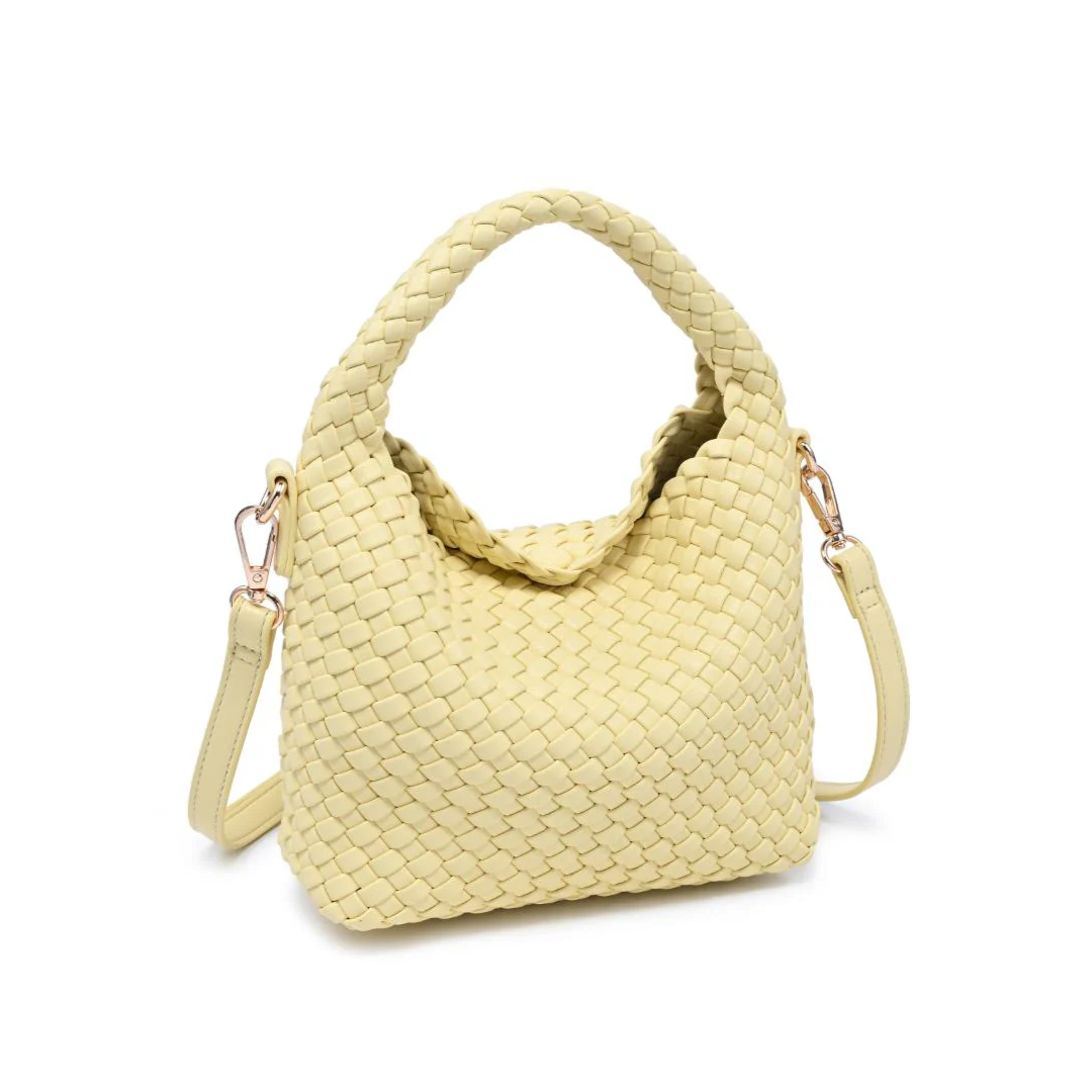 JESSAMINE WOVEN CROSSBODY BUTTER
