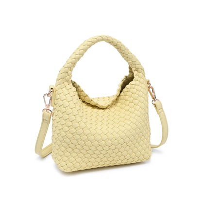 JESSAMINE WOVEN CROSSBODY BUTTER
