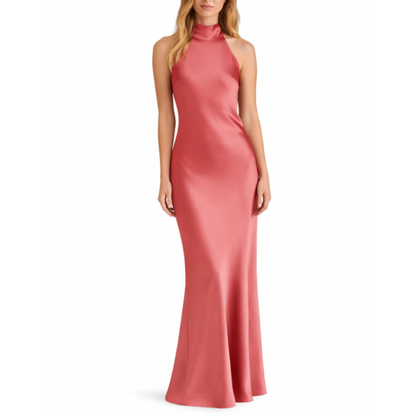LARA DRESS DUSTY MAUVE