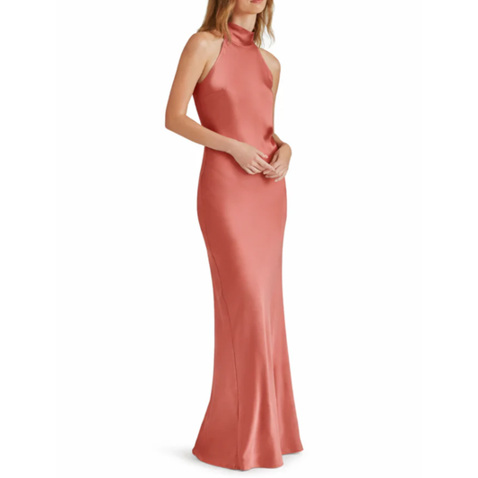 LARA DRESS DUSTY MAUVE