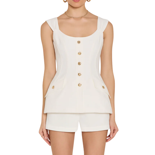 AMORETTA TOP IVORY