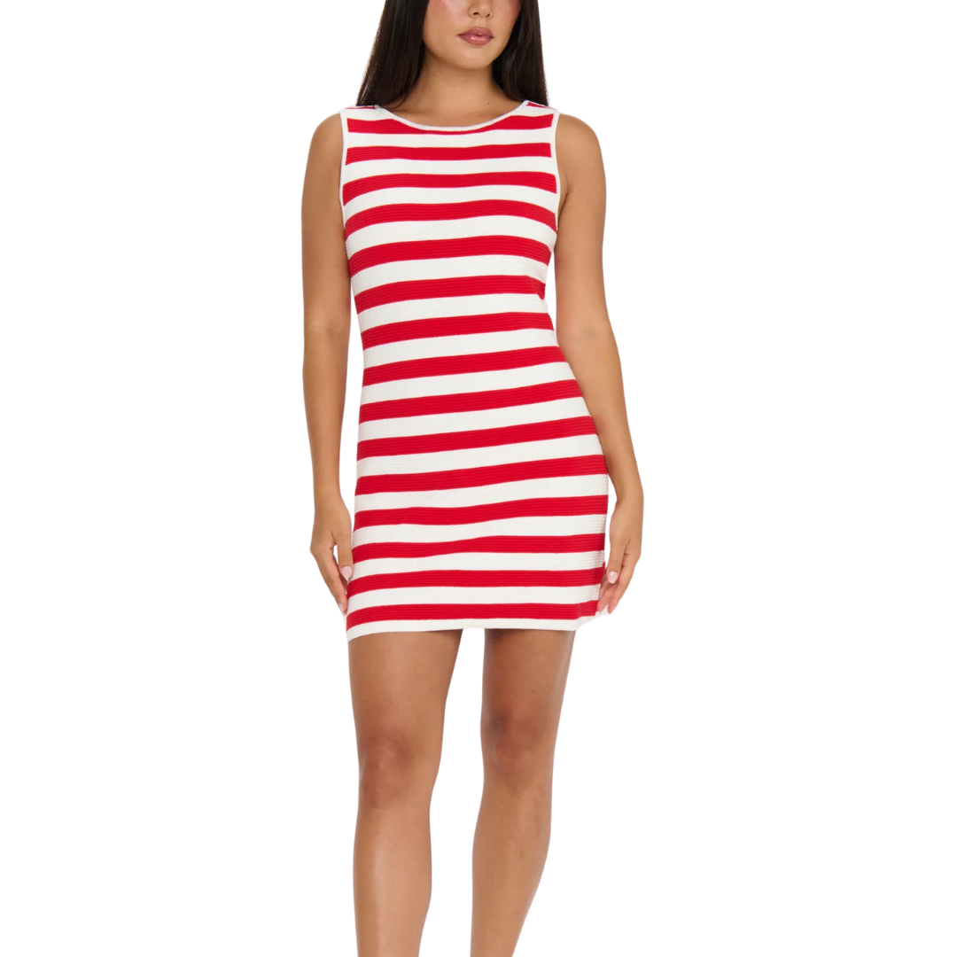 CAMERON MINI DRESS RED