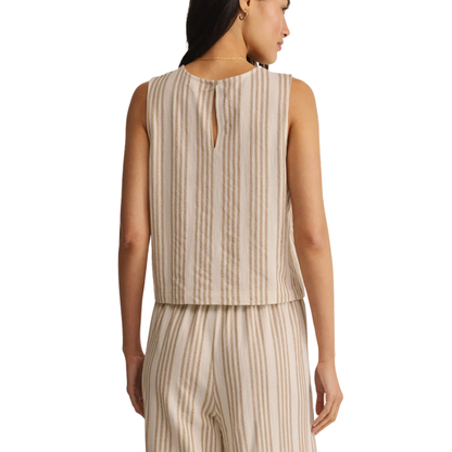 SLOANE KNIT STRIPED TANK CLOUD