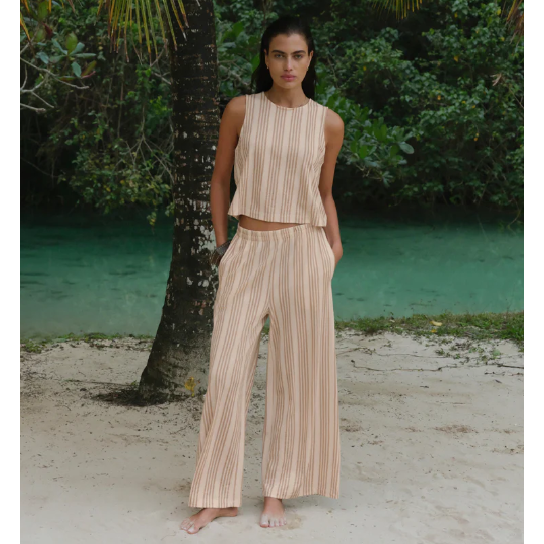 SCOUT KNIT STRIPED PANT CLOUD