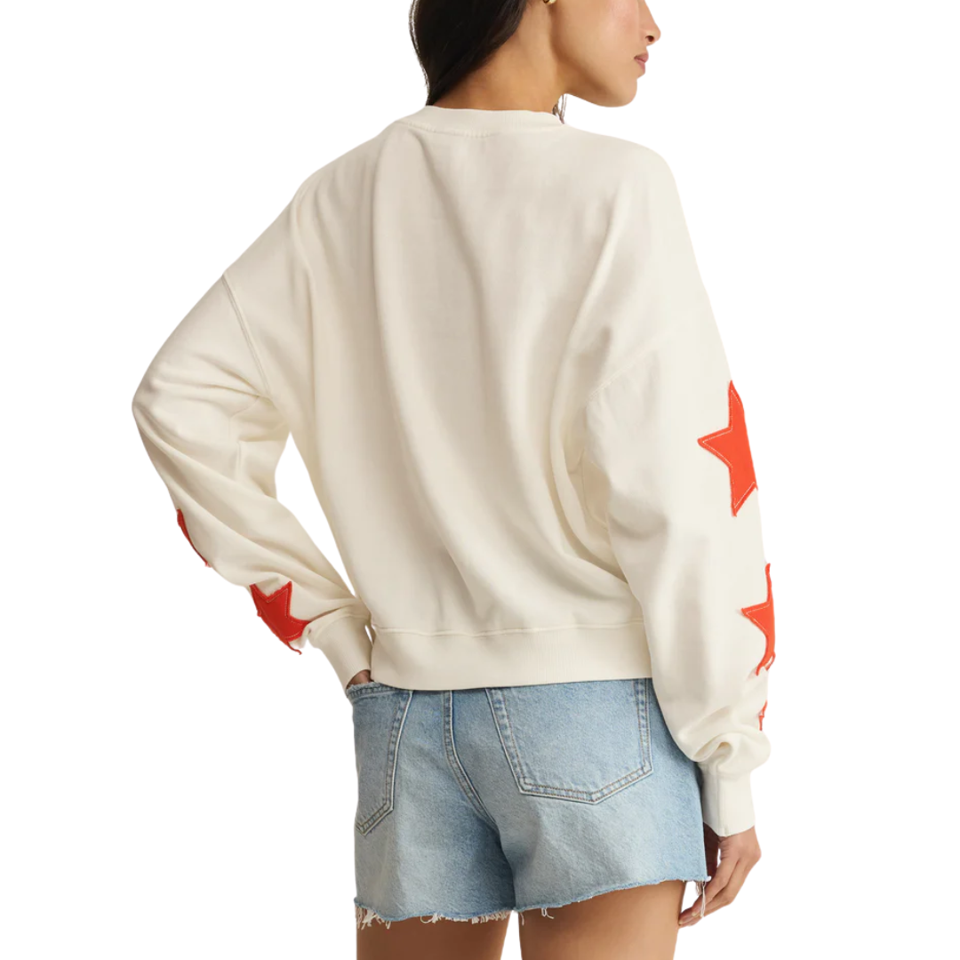 STARS FIRST DATE SWEATSHIRT SANDSTONE
