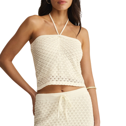 WINDSWEPT CROCHET TOP CLOUD