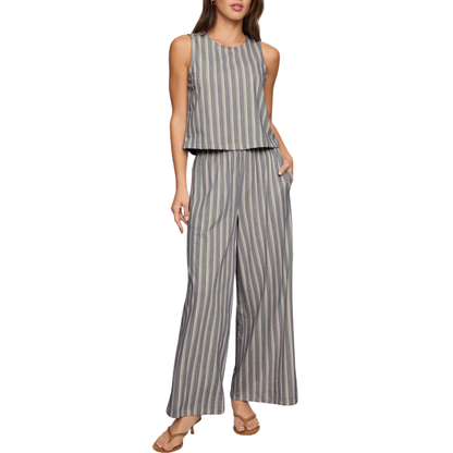 SLOANE KNIT STRIPED TANK SUMMER STONE