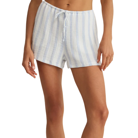 DAYLIGHT STRIPED AIRY SHORTS SEASALT