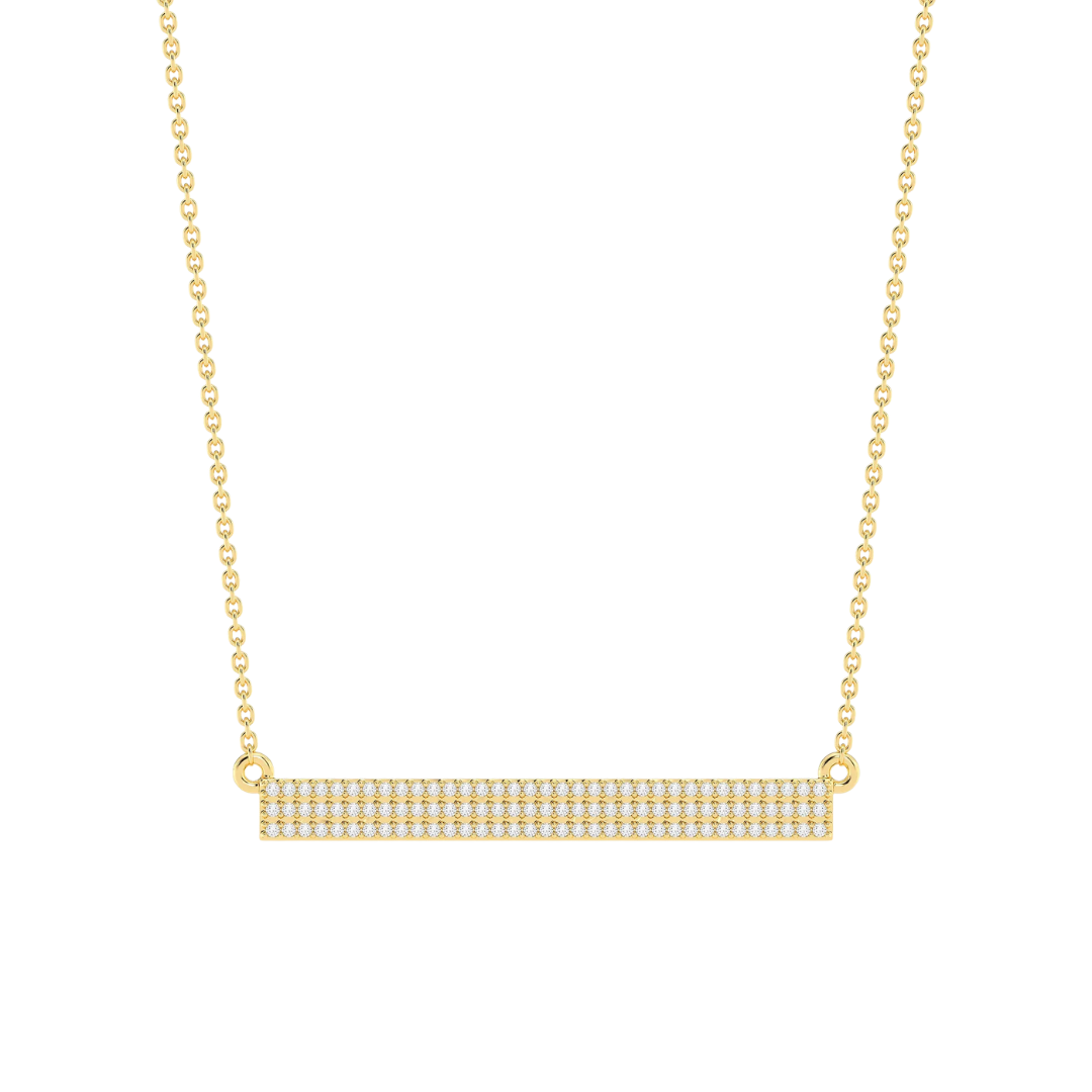 TELL ME STRAIGHT PENDANT NECKLACE