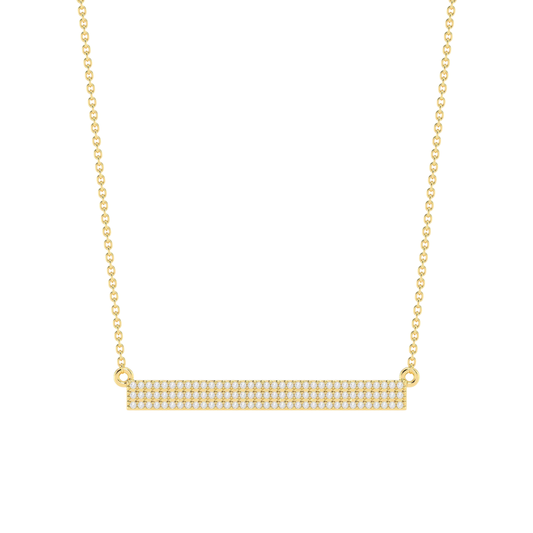 TELL ME STRAIGHT PENDANT NECKLACE