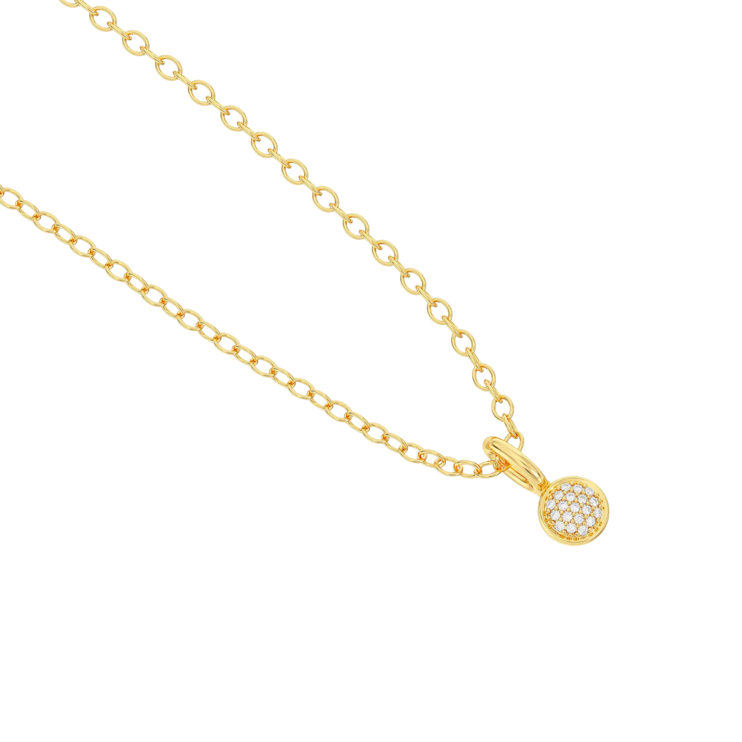 SMALL CIRCLE PENDANT NECKLACE
