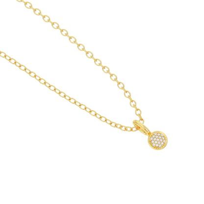 SMALL CIRCLE PENDANT NECKLACE