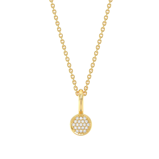 SMALL CIRCLE PENDANT NECKLACE