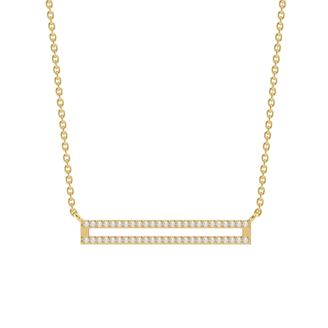 SET THE BAR PENDANT NECKLACE