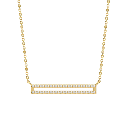 SET THE BAR PENDANT NECKLACE