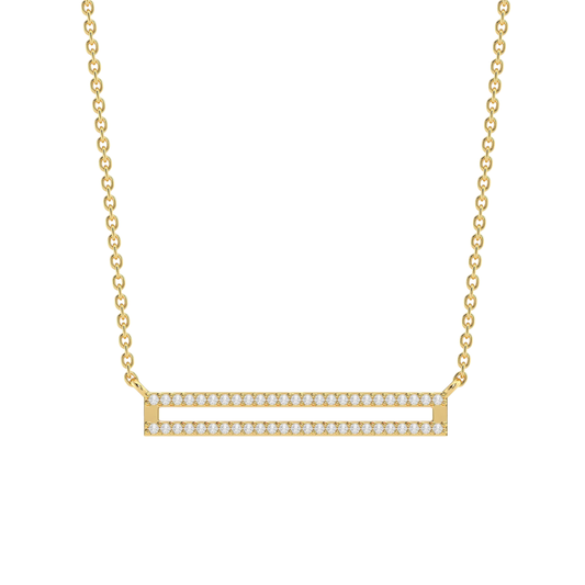 SET THE BAR PENDANT NECKLACE