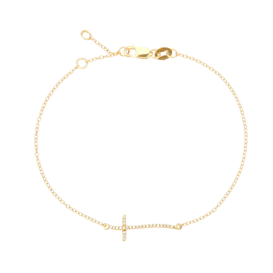 CRISS CROSS CHAIN BRACELET
