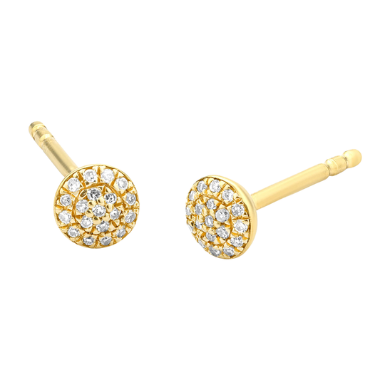 ROUND STUD EARRINGS